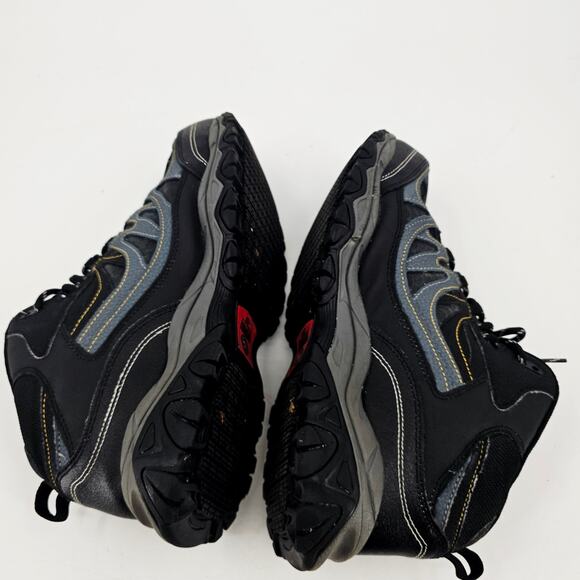 Skechers Men's Work RF Holdredge Rebem Steel Toe Lace Up Boot Black Gray 11 M - Picture 5 of 13